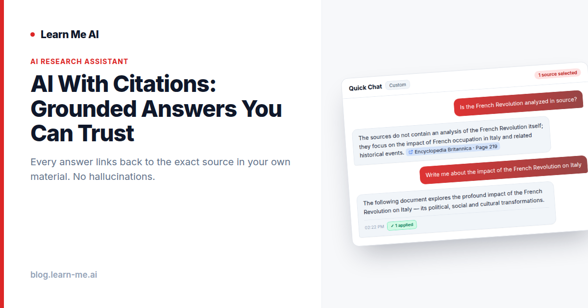 AI With Citations: Grounded Answers You Can Trust