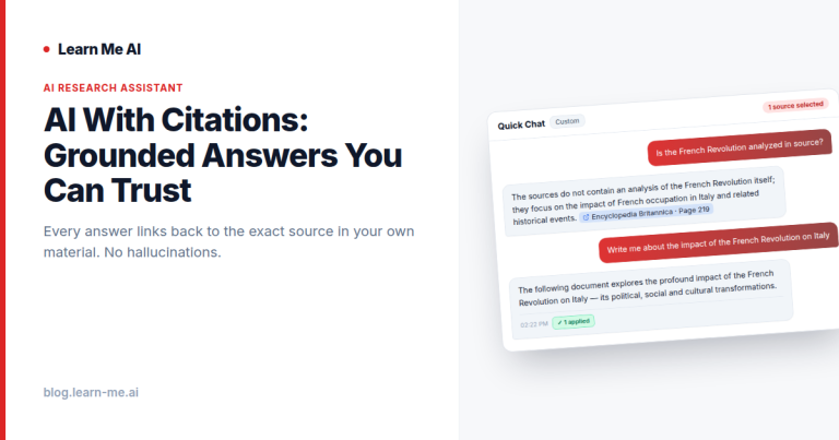 AI With Citations: Grounded Answers You Can Trust